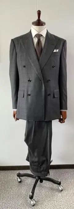 定価12万円】Loro Piana 3者混フルオーダーベスト グリーン 未着用 