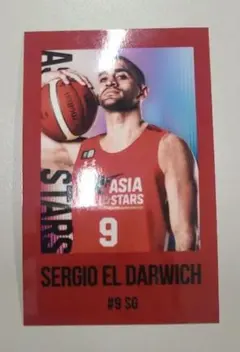 B.LEAGUE オールスター セルジオ エル ダーウィッチ ASIASTARS
