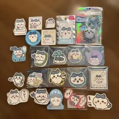 ちいかわ ハチワレ ぷっくりったいキーホルダーとハチワレステッカーセット