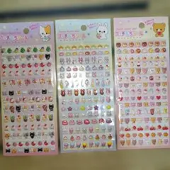 プッチもちシール 3種