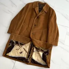 T.YUKA様専用 極美品 ヘルノ カシミヤ100%ピーコート 裏地スカーフ柄