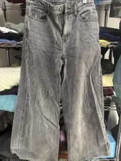 ワイドデニムパンツ