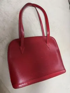 LOUIS VUITTON エピレザー レッド ハンドバッグ