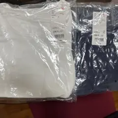 【新品】2点セット　ユニクロ　コットン　マエアキボディスーツ　半袖　120cm