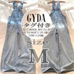 新品未使用GYDA ジェイダ 2WAYウエストLOOSEワイドデニムサロペットのサムネイル