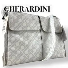 GHERARDINI ゲラルディーニ メッセンジャーバッグ【使用感少】グレー