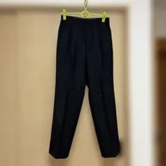 センタープレスフォーマル、ビジネス用の黒のスラックス　メンズ