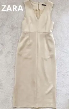 ZARA ロングスカート　アイボリー