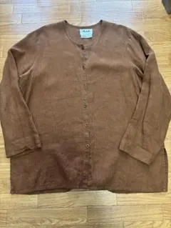 90s flax リネンシャツ