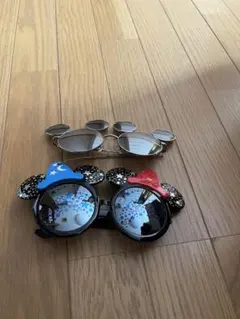 ミッキー・ミニー耳付きサングラス2個セット