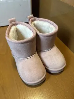 【branshes】ブランシェス ピンク ムートンブーツ