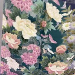 新品】27)上品な菊の花柄の訪問着/しつけ付き/身丈157.5・裄65.8cm 