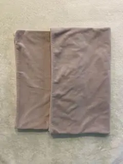 枕カバー 2枚セット ベージュ 無地　大きめ56cm×85cm