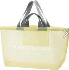 DEAN & DELUCA メッシュトートバッグ イエロー　BIGサイズ