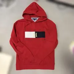 TOMMY HILFIGER レッドパーカー Lサイズ