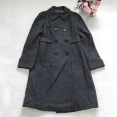 フラジール ロングコート レディースアウター シンプル ベーシック 無地 可愛いのサムネイル