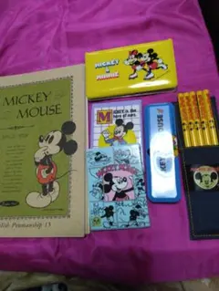 ミッキー・ミニー 文房具セット