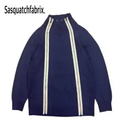 Sasquatchfabrix 2列ジップ トラック トレーナー ブラック Lのサムネイル