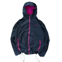 00s Columbia shell jacket 短丈 ドローコード y2k