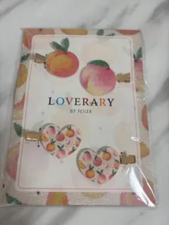 LOVERARY BY FEILER ピーチドット柄前髪クリップのサムネイル