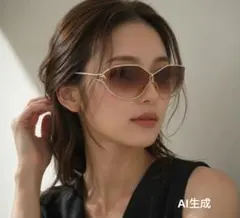 Christian Dior ディオールCDロゴ シールドサングラスレディース