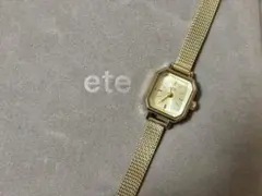 ete 腕時計 ゴールド メッシュベルトのサムネイル