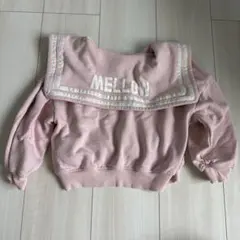 セーラーカラー トレーナー ピンク