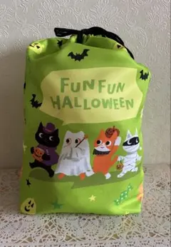 KALDI ハロウィン　バラエティバッグの巾着袋