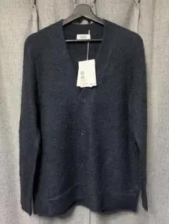 COS モヘアカーディガン ダークネイビー S