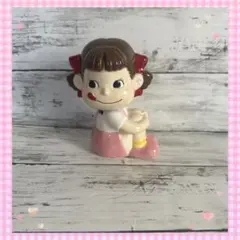 【美品 お座りペコちゃん 首振り 貯金箱 激レア フィギュア 】