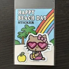 ハローキティ 日焼けキティ ステッカー 沖縄限定 JUICE