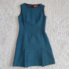 ♡IEINS SCHRITT♡ひざ丈ワンピース　　毛　モヘア　絹　size40のサムネイル