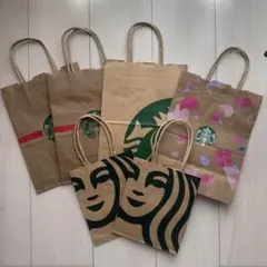 スターバックス 紙製ショッピングバッグ 6枚セット