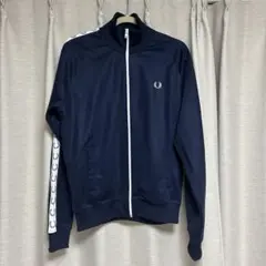 フレッドペリー ネイビー ジップアップジャージ