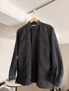 【良品】UNITED ARROWSポリエステルウール カルゼ ルーズCPOシャツ