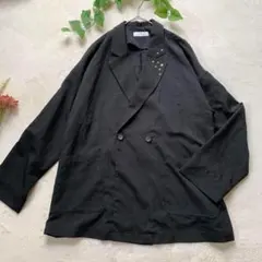 【PAGEBOY ページボーイ　ジャケット】薄手　テーラード　ビジュー　黒＊＊