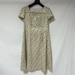 アリスバーリー　Aylesbury 花柄　襟レース　ワンピース