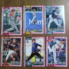 Topps MLB　桜インサート 6枚セット シリアル入り