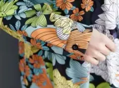 ワンピース イエロー 上品 春夏 花柄 マキシ 体型カバー おしゃれ