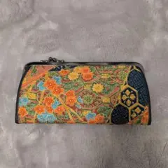 【新品未使用】花柄 長財布 和装小物 和柄ポーチ がま口財布