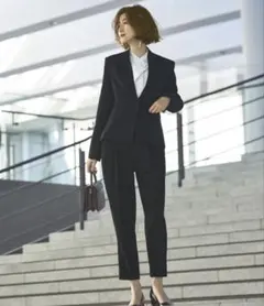 ストレッチツイードノーカラージャケット3点セットアップフォーマルセレモニースーツ