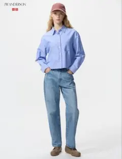 UNIQLO JW ANDERSON ストレートジーンズ 24 ブルー ユニクロ
