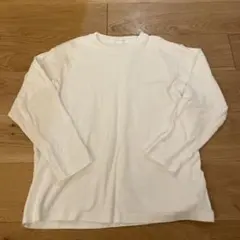GU ジーユー ユニセックス ソフトコットンクルーネックT ロンT Lサイズ