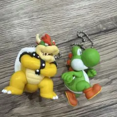 スーパーマリオ クッパ ヨッシー キーホルダー