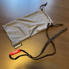 【未使用品】uvex　サングラス　①ストラップ＆②ソフトケース　セットのサムネイル