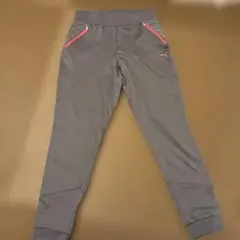 Puma ジッパーポケット付き グレー フィットパンツ サイズL相当