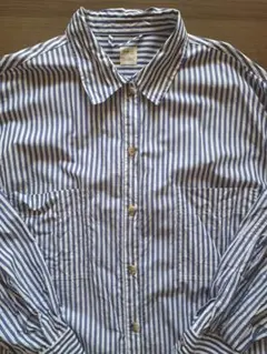 【美品】Ungrid ストライプ 長袖シャツ