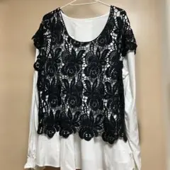 フラワーレースベスト