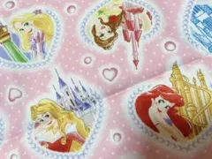 1点のみ.ᐟ.ᐟ.ᐟ プリンセス生地 ディズニー 105×50
