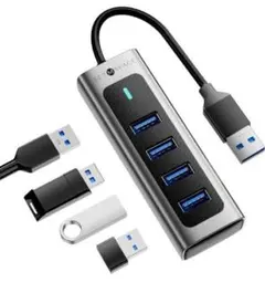 4-PORT USB 3.0 4HUB 4ポートハブ USB 3.0